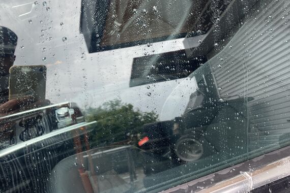 ガラス撥水加工