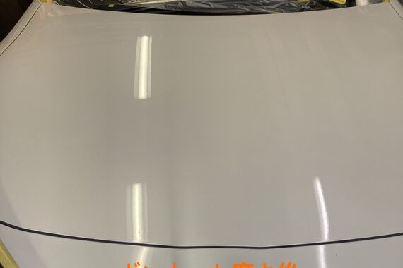 ボンネット研磨後