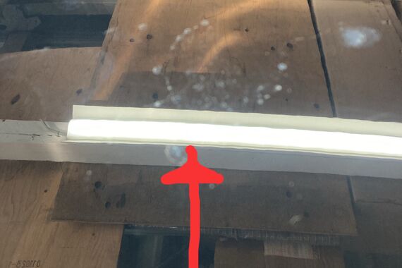 研磨前状態　ルーフ