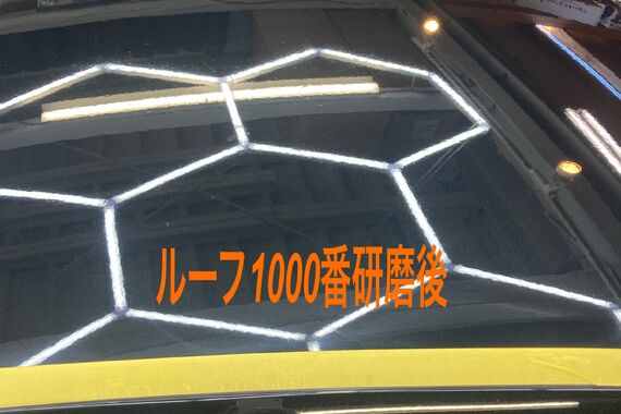 ルーフ　1000番研磨後