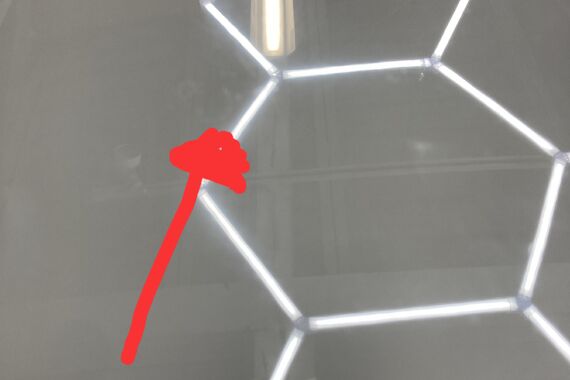 ボンネットのシミ