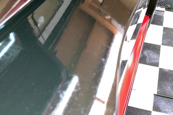 リヤバンパー　入庫時状態