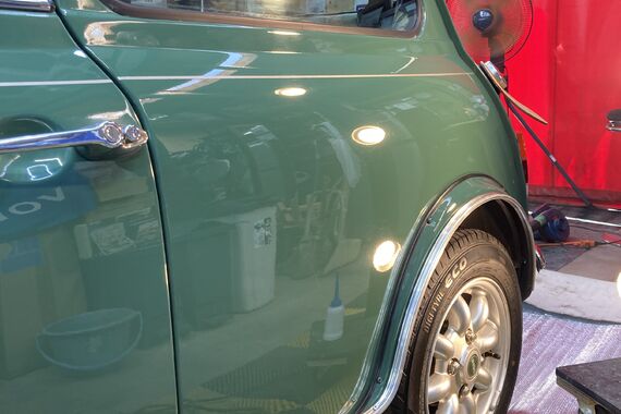 サイド部コーティング塗布