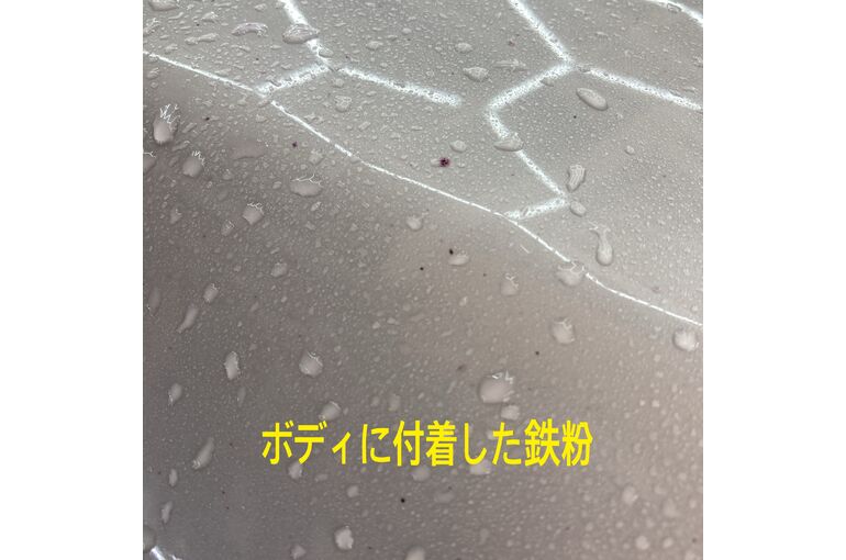 鉄粉クリーナーにて反応
