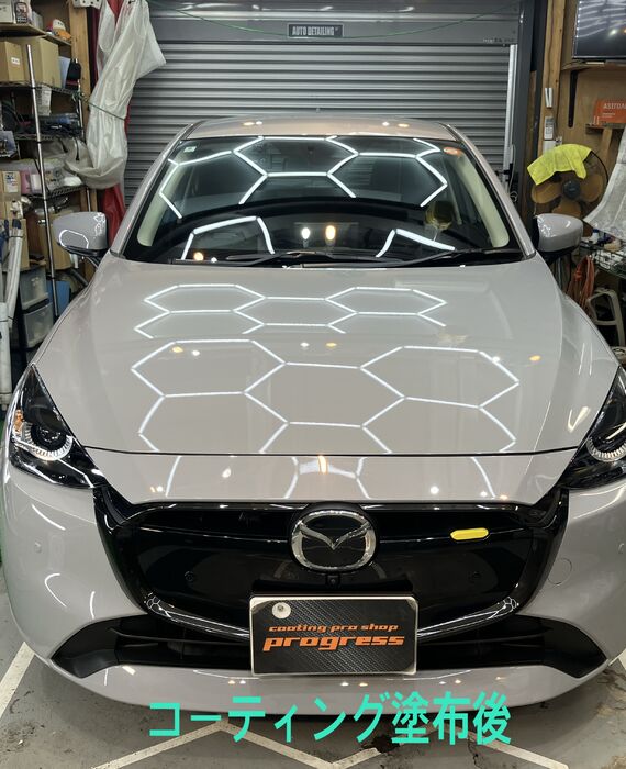 コーティング塗布後