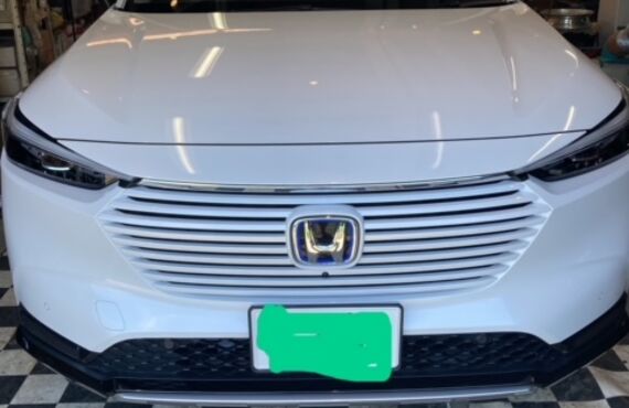 ベゼルのガラスコーティング